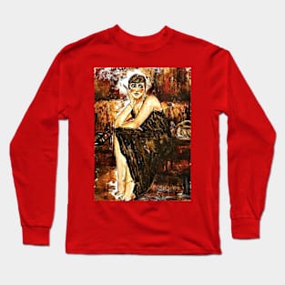 Passing time at the lounge Long Sleeve T-Shirt